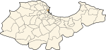 Carte de la wilaya d'Alger