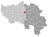 Situation de la commune dans la province de Liège