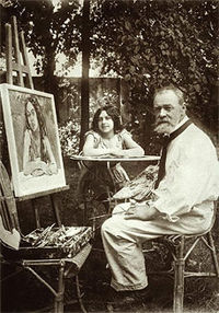 Ferdinand Hodler par Paul Bonzon, 1916