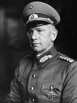 Portrait de Walter von Reichenau en 1934.