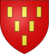 de gueules aux six billettes d'or ordonnées 3, 2, 1 (Ménilles)